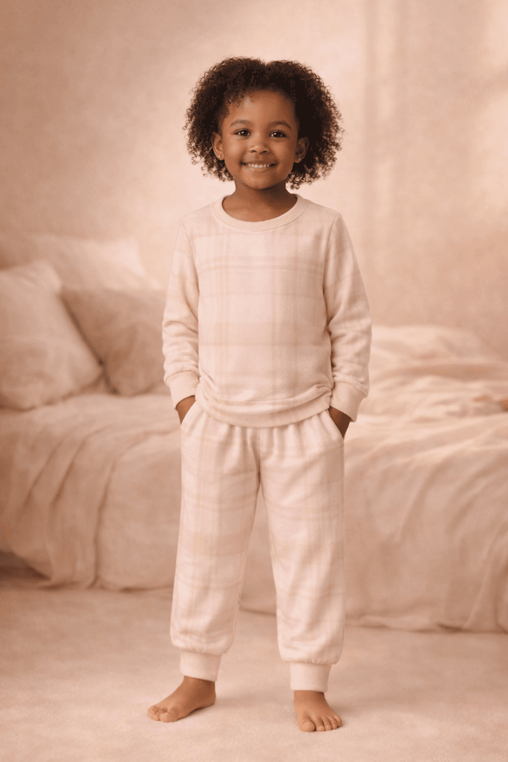 Coleção infantil da Lunee em atmosfera editorial